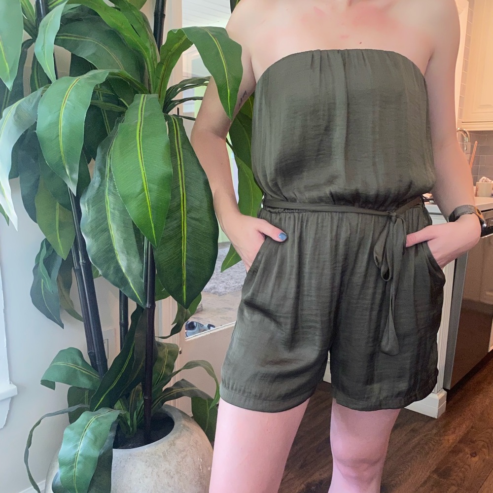 Strapless Romper